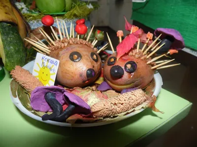 Конкурс поделок из овощей и фруктов на тему: «Осень 2019. Осенние  фантазии». | МОУ \"Новоорловская СОШ\"