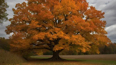 Осенний дуб (51 фото) - 51 фото