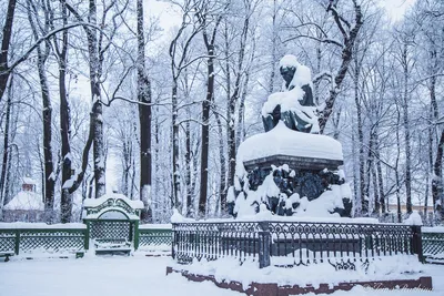 О Петербурге - Открытие памятника И.А. Крылову в Летнем саду