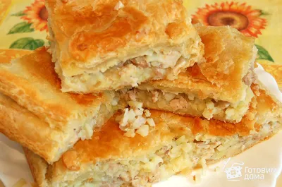 Пирог с курицей и картофелем в духовке: рецепт с фото