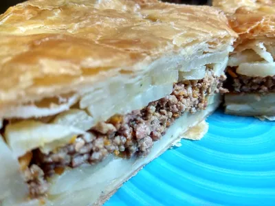 Пирог с мясом и картошкой - рецепт автора Алла Райзих