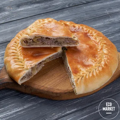 Пирог с мясом и картофелем, 500 г — Пекарня Калач