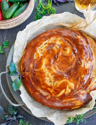 Пирог с картофелем и сыром - Шашлычная у Гаго