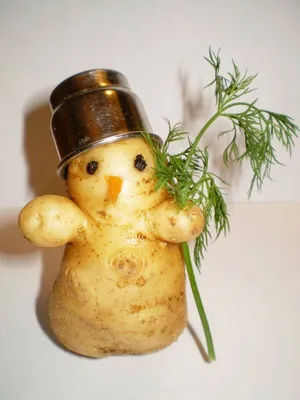 Человек-картошка, Дынный заяц, СвёклоСлон... Поделки из овощей и фруктов |  Уфамама | Дзен