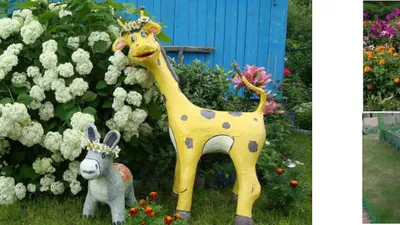 Декоративные садовые фигурки в виде двух забавных кроликов добавит  индивидуальности вашему саду | Садовые поделки, Сад, Садовые скульптуры