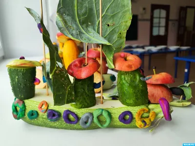 ⠀ Поделки из овощей и фруктов 🍏🍎🥒🌽 ⠀ Страничка детских поделок 👉  @podelki_v_detskij_sad | Instagram