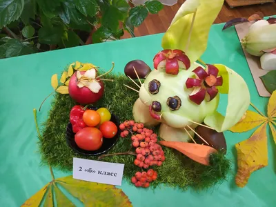 Осенние поделки из овощей в детский сад. Наша подборка. | Алёнкины детки и  поделки | Дзен