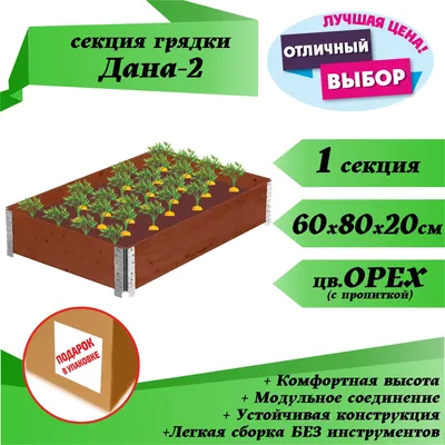 У пристройки с детскими комнатами удачно разместились поднятые грядки  огорода. Дерево грядок хорошо сочетается с деревянным фасадом пристройки ::  Фото