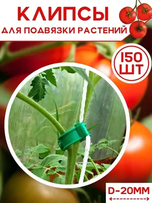 Dacha Клипсы садовые для подвязки растений, держатели для помидор