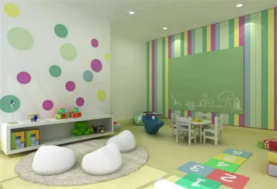 Идеи покраски стен в детском саду | Смотреть 55 идеи на фото бесплатно