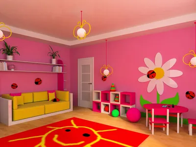 Цвет стен в детском саду - 72 фото