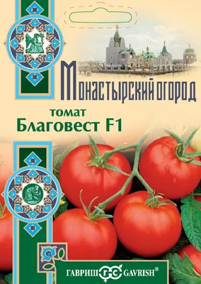 ✓ Семена Томат Благовест F1, 12шт, Гавриш, Монастырский огород по цене 74  руб. ◈ Большой выбор ◈ Купить по всей России ✓ Интернет-магазин Гавриш ☎  8-495-902-77-18