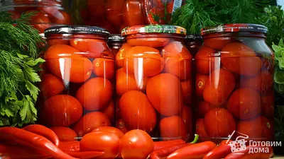 Сладкие маринованные помидоры на зиму - пошаговый рецепт с фото на Готовим  дома