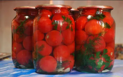 ПОМИДОРЫ на зиму. Маринованные помидоры 🍅👍 Вкусно, просто и бюджетно -  рецепт автора Вкусно, просто и бюджетно