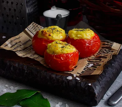 Закуска помидоры черри с творожным сливочным сыром