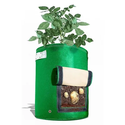 Выращивание картофеля контейнер мешок DIY Плантатор из полиэтиленовой ткани  посадка овощей Садоводство утолщенные горшок для овощей посадка мешок для  выращивания садовый инструмент | AliExpress