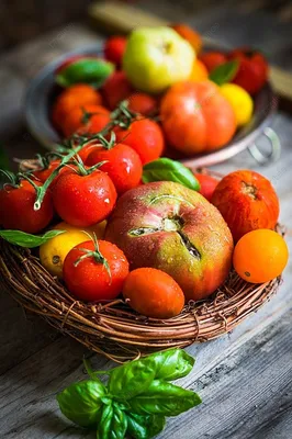 разноцветные помидоры собранные на деревянном столе, красочные летние  овощи, благословленные природой, Hd фотография фото фон картинки и Фото для  бесплатной загрузки