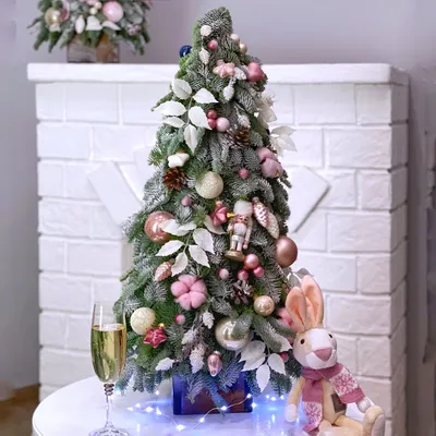 Флористическая елка \"Розовая ваниль\" купить в Краснодаре с доставкой