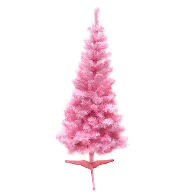 Уникальная розовая искусственная елка на металлической подставке, 180 см.  цена | pigu.lt