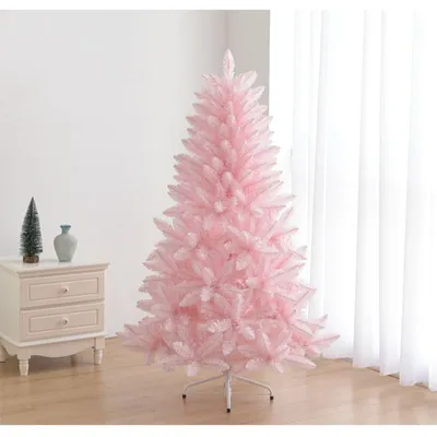 Искусственная светодиодная елка, Розовая, 140 см – купить в  интернет-магазине, цена, заказ online
