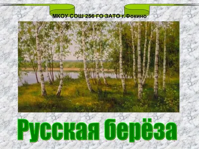 Русская берёза» — создано в Шедевруме