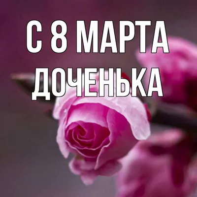 С 8 Марта, доченька! | Brighten your day, Spring recipes, Spring crafts