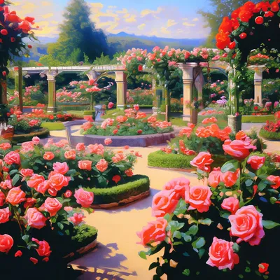 Сад роз» — создано в Шедевруме
