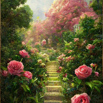 Розы в саду 🥀🥀 | Розы, Сад роз, Клумбы