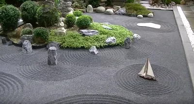Сад камней в Киото В японии Стоковое Фото - изображение насчитывающей  промокашки, культура: 202491316