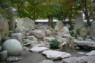 Zen garden. Японский сад камней или \"сухой пейзаж\"