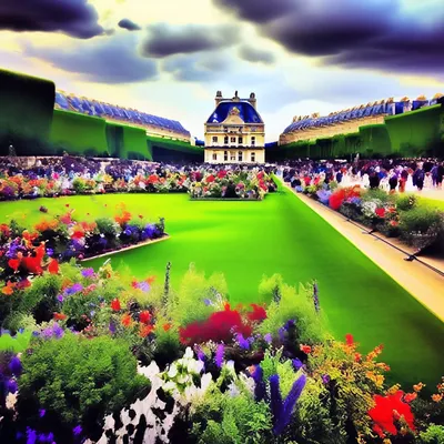 Сад Тюильри в Париже | Париж и Франция