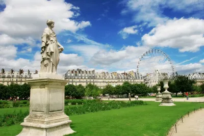 Сад Тюильри, Париж - безмятежный отдых на природе