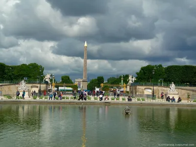 Париж, площадь и сад Тюильри» — создано в Шедевруме