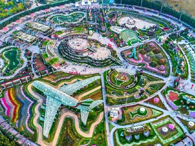 Парк цветов в Дубае (Dubai Miracle Garden)