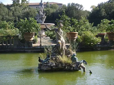 Сады Боболи (Giardino Di Boboli) Во Флоренции - Город Возрождения На Реке  Арно. Италия. Фотография, картинки, изображения и сток-фотография без  роялти. Image 84577965