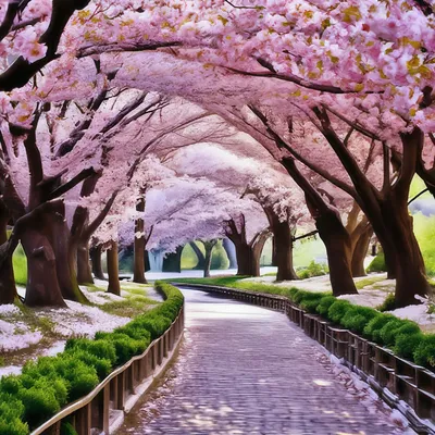 Японский сад Сакура (39 фото) - 39 фото