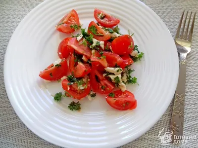Салат с авокадо, помидорами черри и моцареллой - рецепт автора Любовь Попова