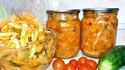 Осенний» салат на зиму: рецепт приготовления