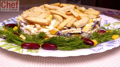 Салат с крабовыми палочками кукурузой и сыром рецепт с фото пошагово -  1000.menu