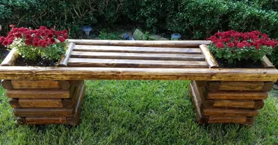 DIY garden bench - YouTube