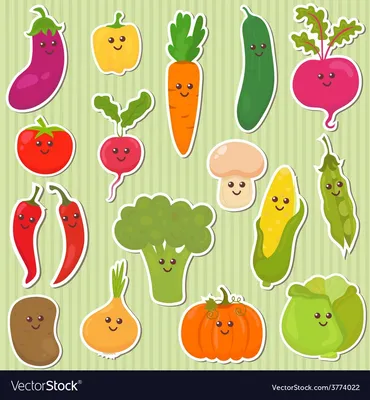 Прикольные и смешные картинки про овощи (58 фото)