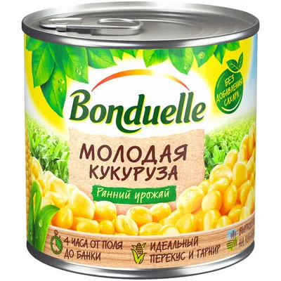 Кукуруза Bonduelle молодая сладкая, 340г - купить с доставкой в Тюмени в  Перекрёстке