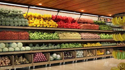 Заказать дизайн магазина «Овощи-фрукты»