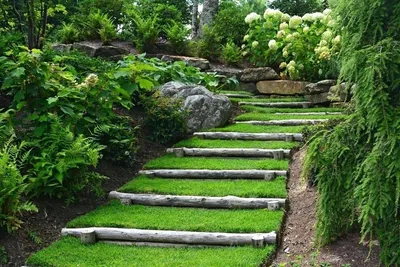 Колоритно оживляем ступени в саду | Идеи для уютного сада | Дзен