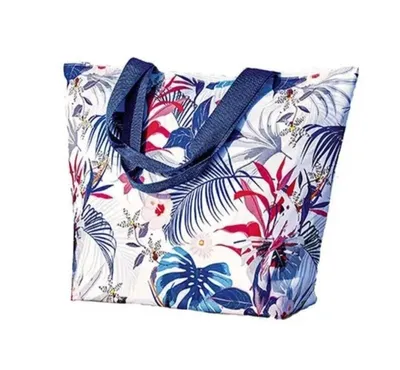Пляжная сумка Ив Роше / Yves Rocher \"Тропический рай\" - «Модный бесплатный  подарок за покупку: пляжная сумка с туканами. Новинка от \"Ив Роше\", ради  которой стоит сделать заказ» | отзывы