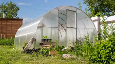 🌿Теплица или парник? Как сделать парник и теплую грядку своими руками. Как  сделать пленочный парник на грядке для огурцов