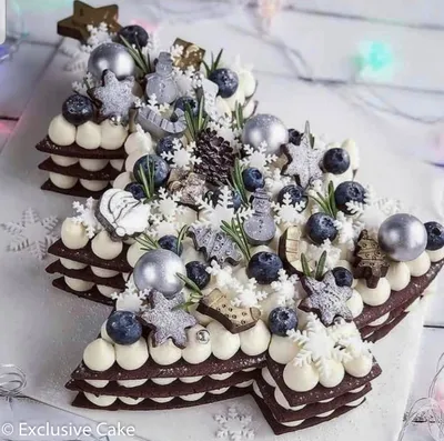 Торт Елочка для новогоднего стола купить в Киеве | Exclusive Cake