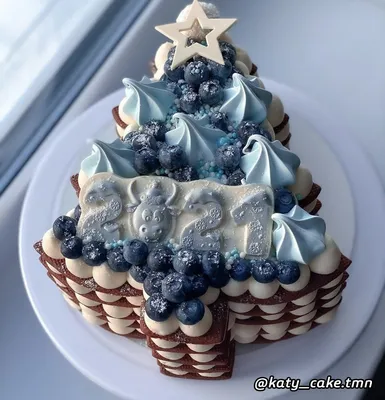 Новогодний торт Ёлка 🎄🎄🎄🎄🎂 - рецепт автора Ариадна Булгакова