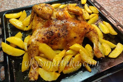 Картошка с курицей в сметане — пошаговый рецепт с фото и описанием процесса  приготовления блюда от Петелинки.