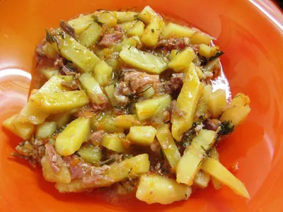 Картофель с тушенкой рецепт – Европейская кухня: Основные блюда. «Еда»
